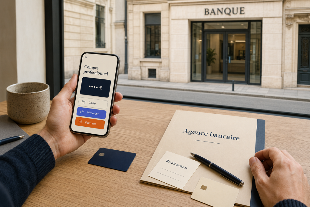 Comparaison entre une néobanque professionnelle et une banque traditionnelle pour un indépendant